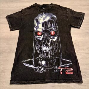 Rare Ripple Junction Terminator 2 Judgement Day T2 Shirt- Size S 90s Retro